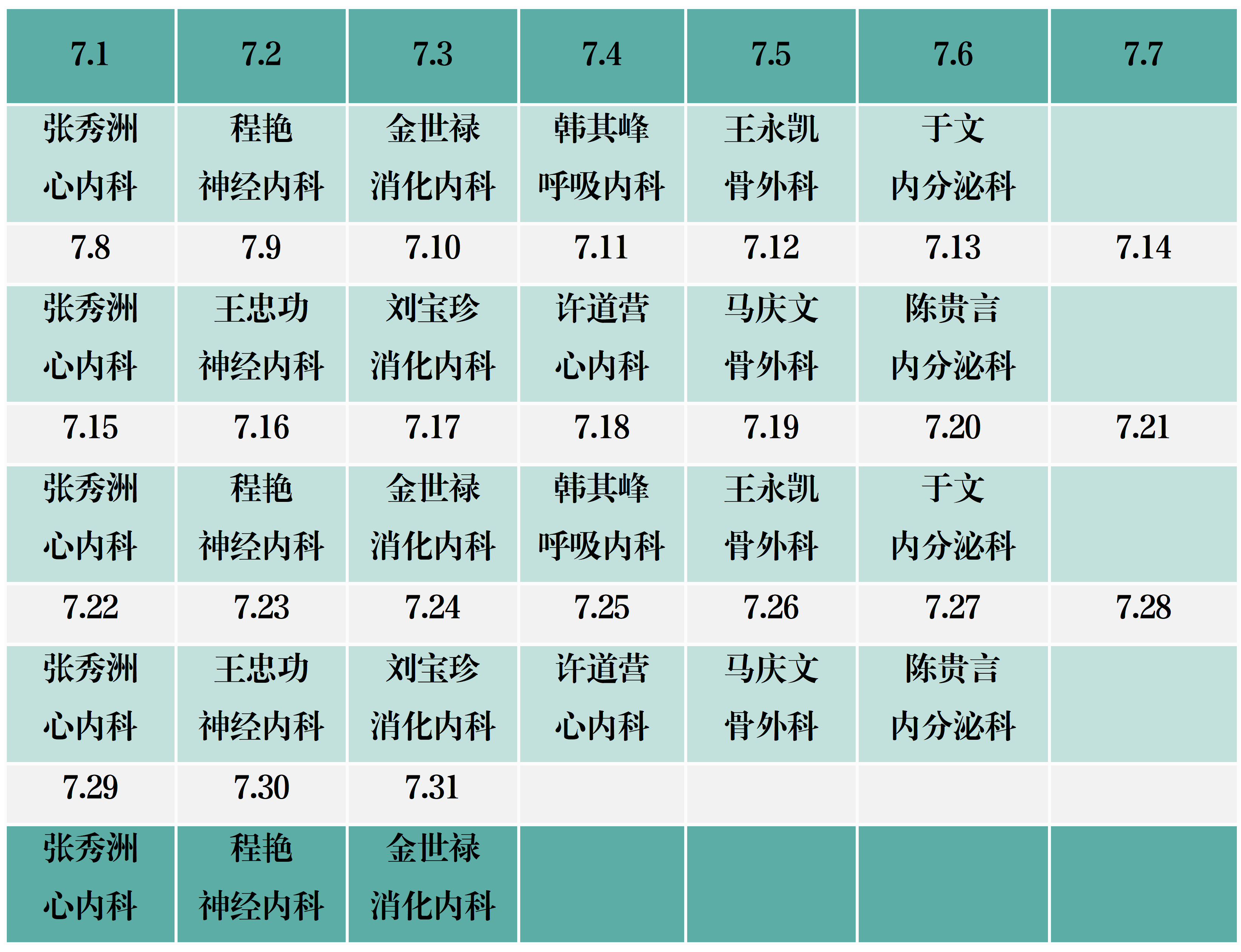 濱州市人民醫(yī)院機關院區(qū)2024年7月份專家排班表_01副本.png